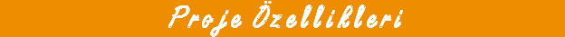 Proje Özellikleri